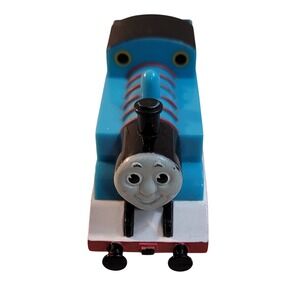 DecoPac Thomas the Tank Engine Wind Up Toy Blue Train No 1 2004 Excellent